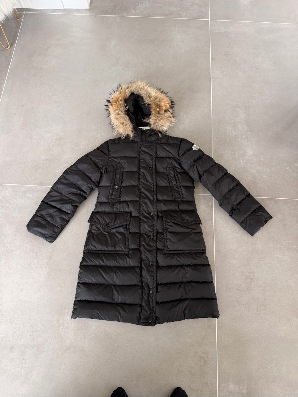 Moncler Parka w/raccoon fur